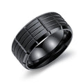 Black Color Stainless Steel Ring / Cool Rings for Rocker / Alternative Jewelry