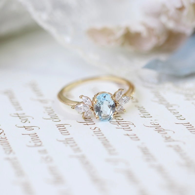 Blue Mirage Ring