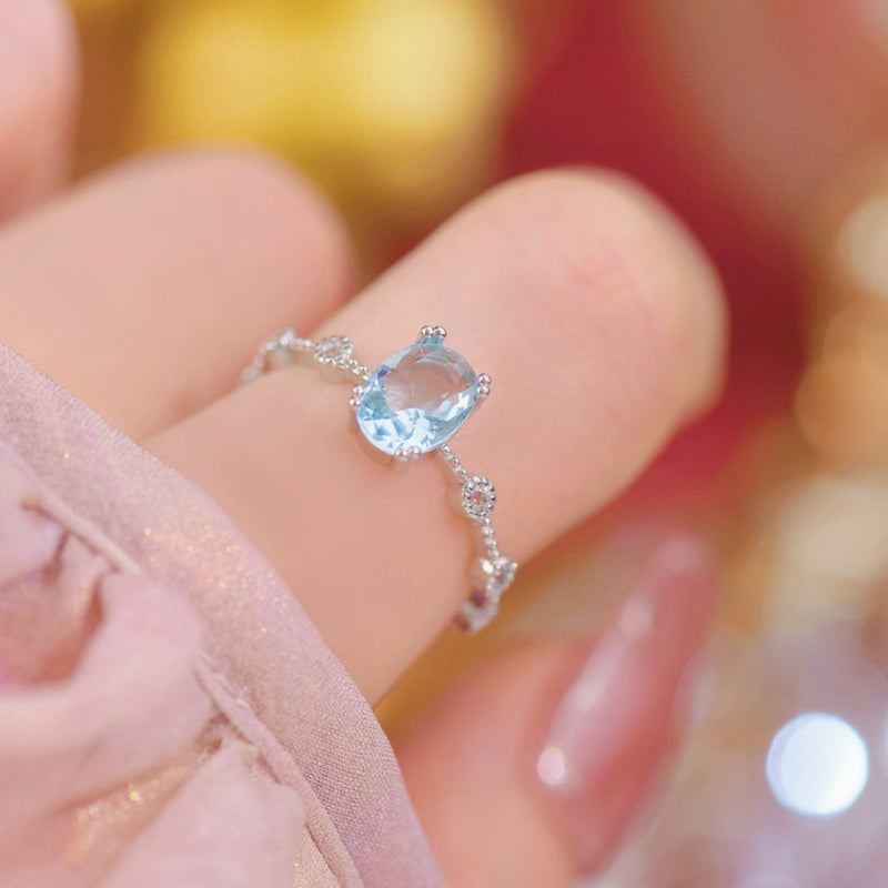 Blue Topaz Ring