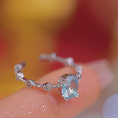 Blue Topaz Ring