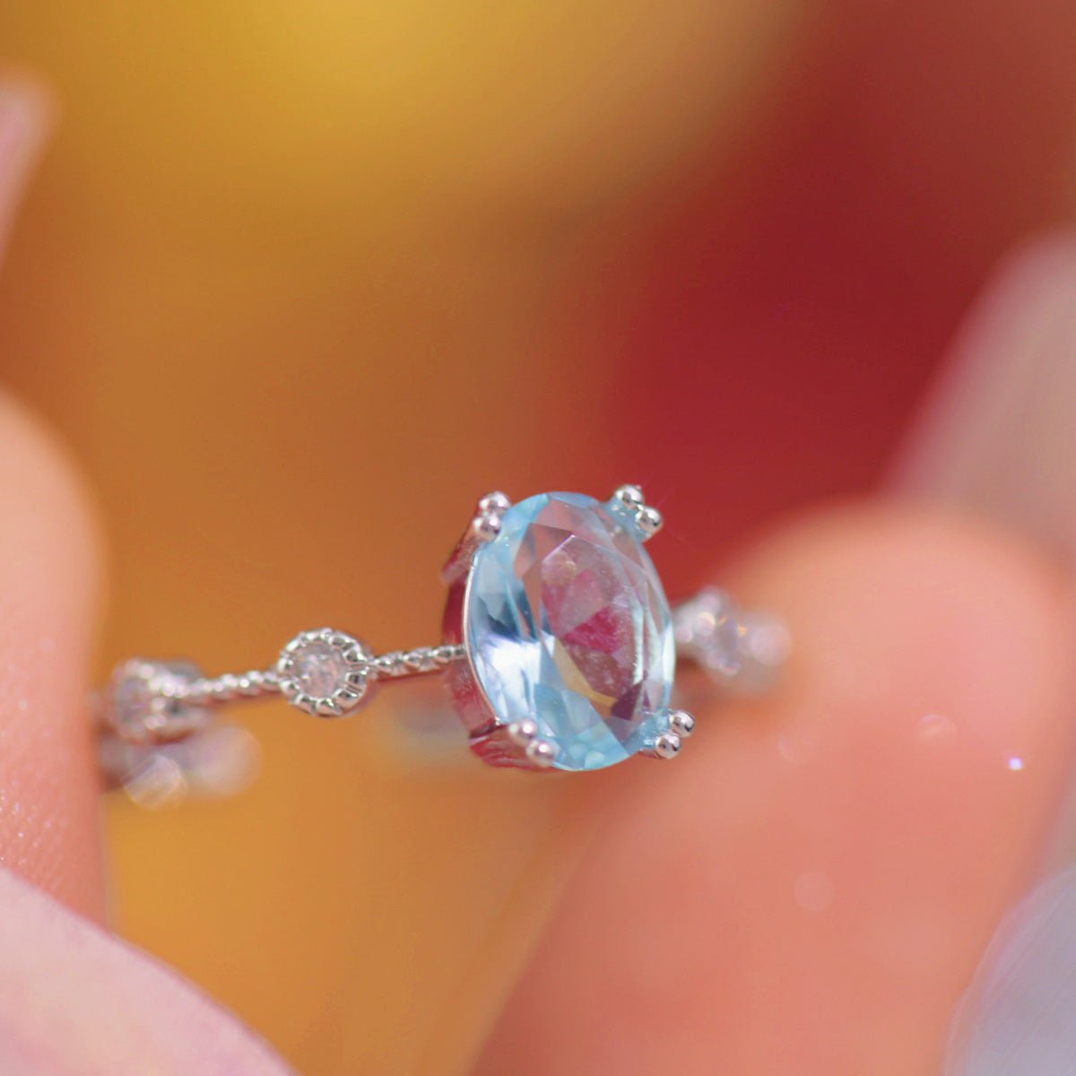 Blue Topaz Ring