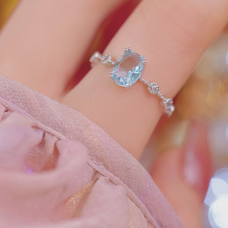 Blue Topaz Ring