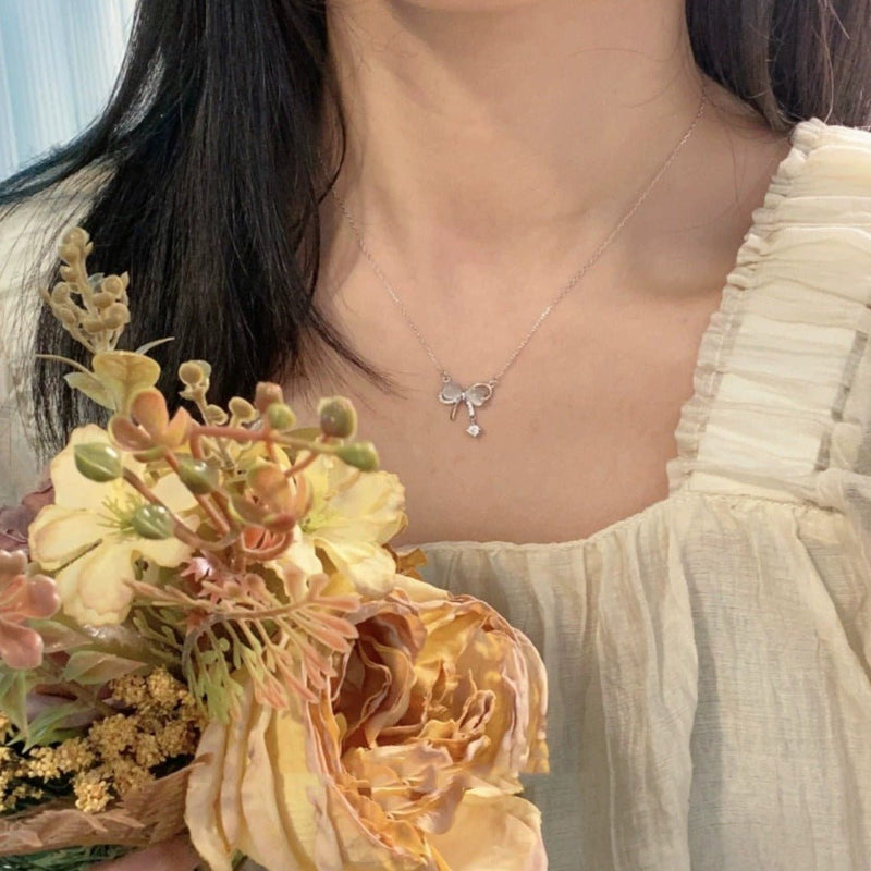 Christine Bow Necklace