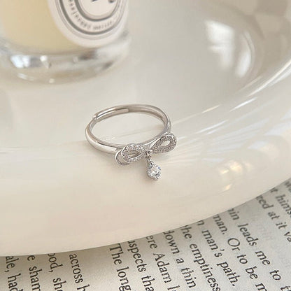 Silver Bow Ring