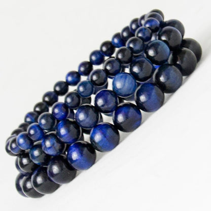 Blue Tiger Eye Natural Stone Bracelet