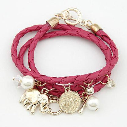Elephant Statement Charm Bracelet