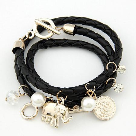 Elephant Statement Charm Bracelet