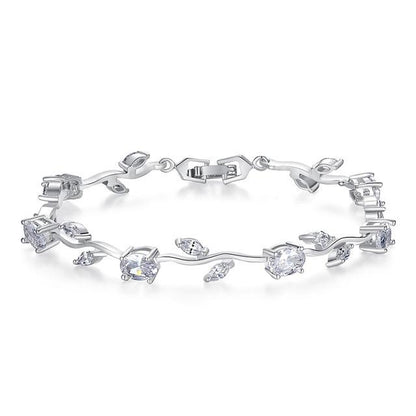 Enchanted Rose Crystal Bracelet