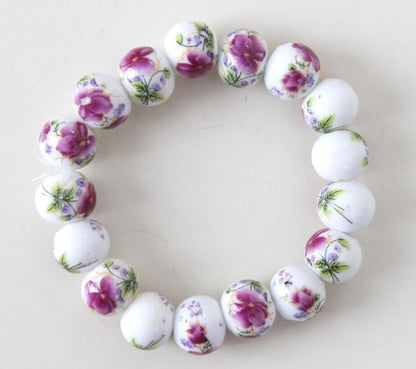 Jingdezhen Porcelain Beads Bracelet