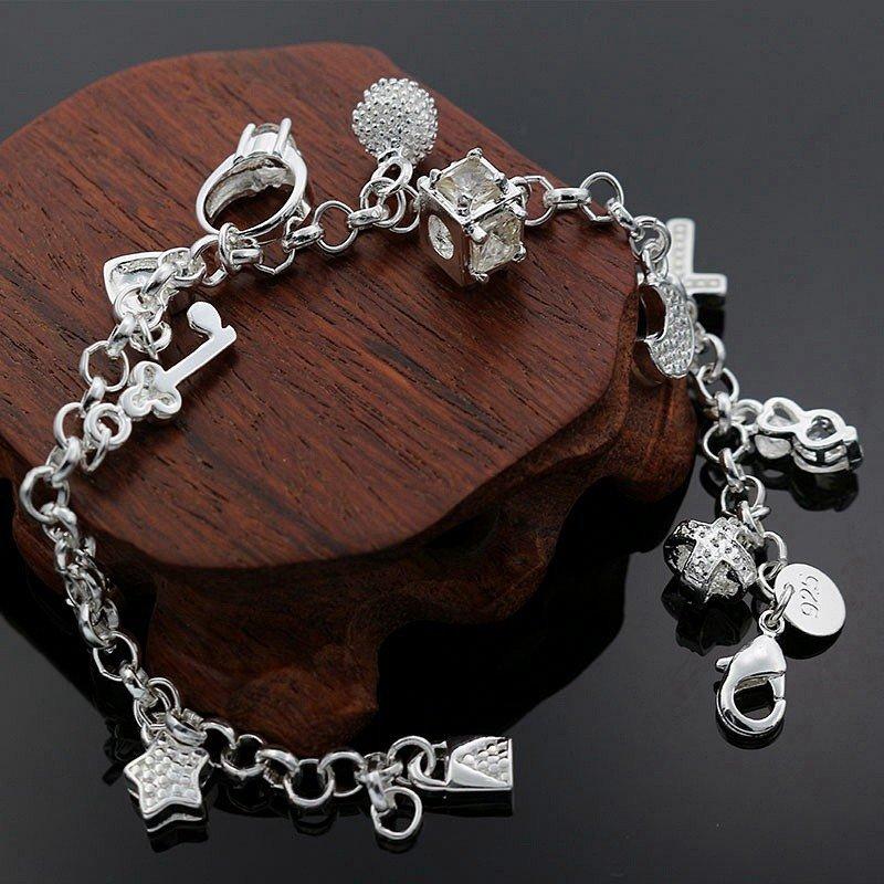 Silver Charm Bracelet