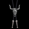 Bull Head Alloy Western Cowboy Bolo Tie