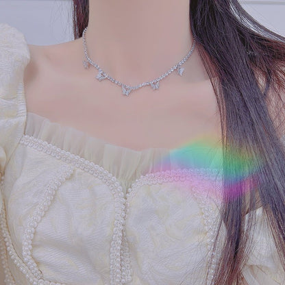 [] Odette Butterfly Choker Necklace