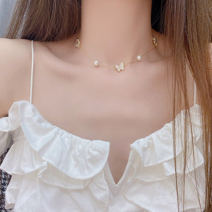 Tracey Butterfly Choker Necklace