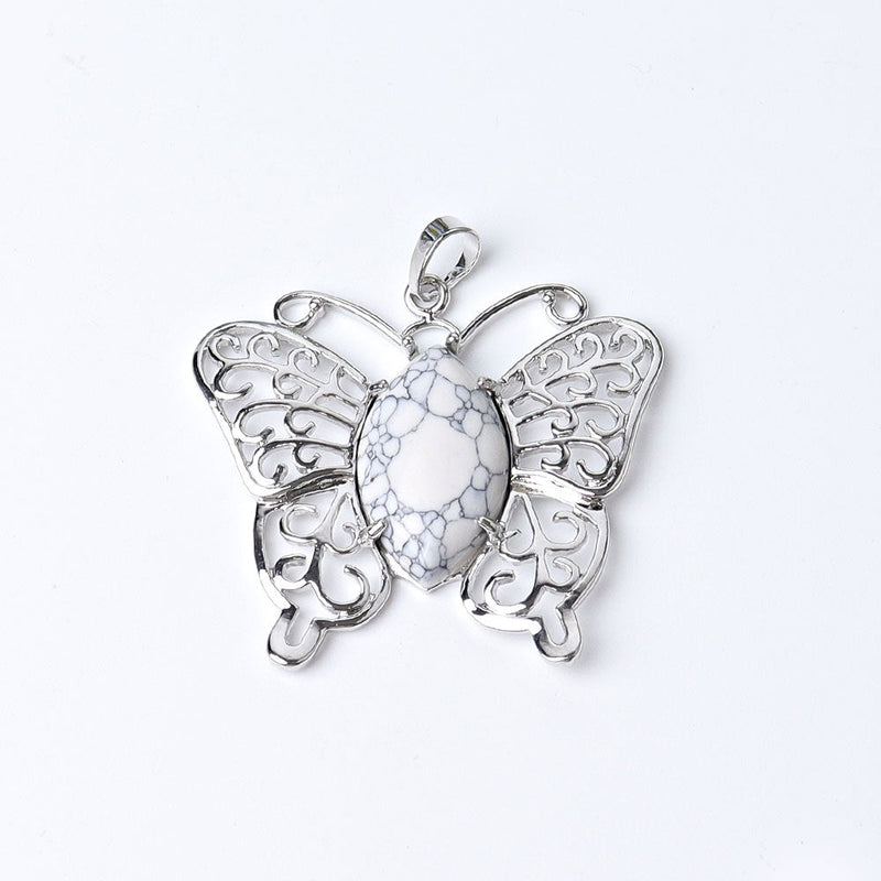 Butterfly Crystal Pendant 1.6 Inches | Healing Energy Gem