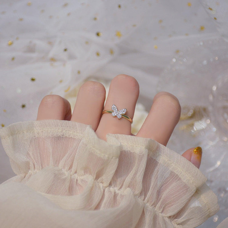 Golden Butterfly Ring