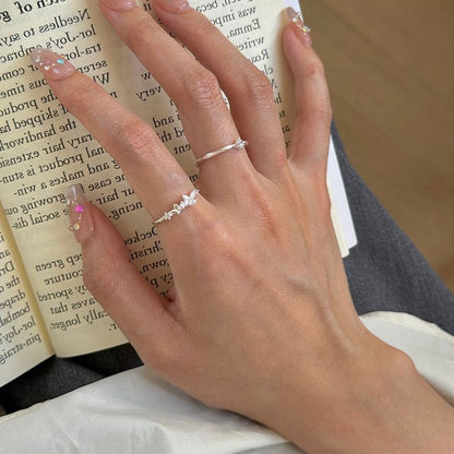 Butterfly Waltz Ring Set