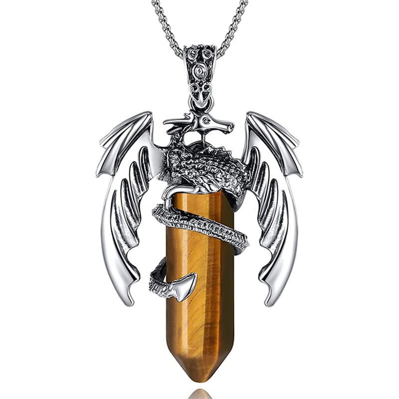 Wyrm’s Embrace Crystal Necklace