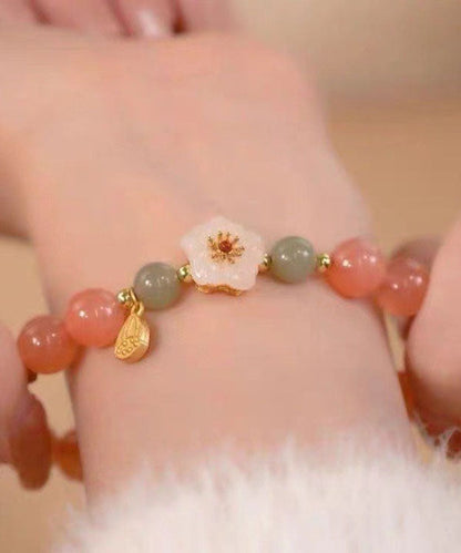 Colorblock Beading Charm Bracelet