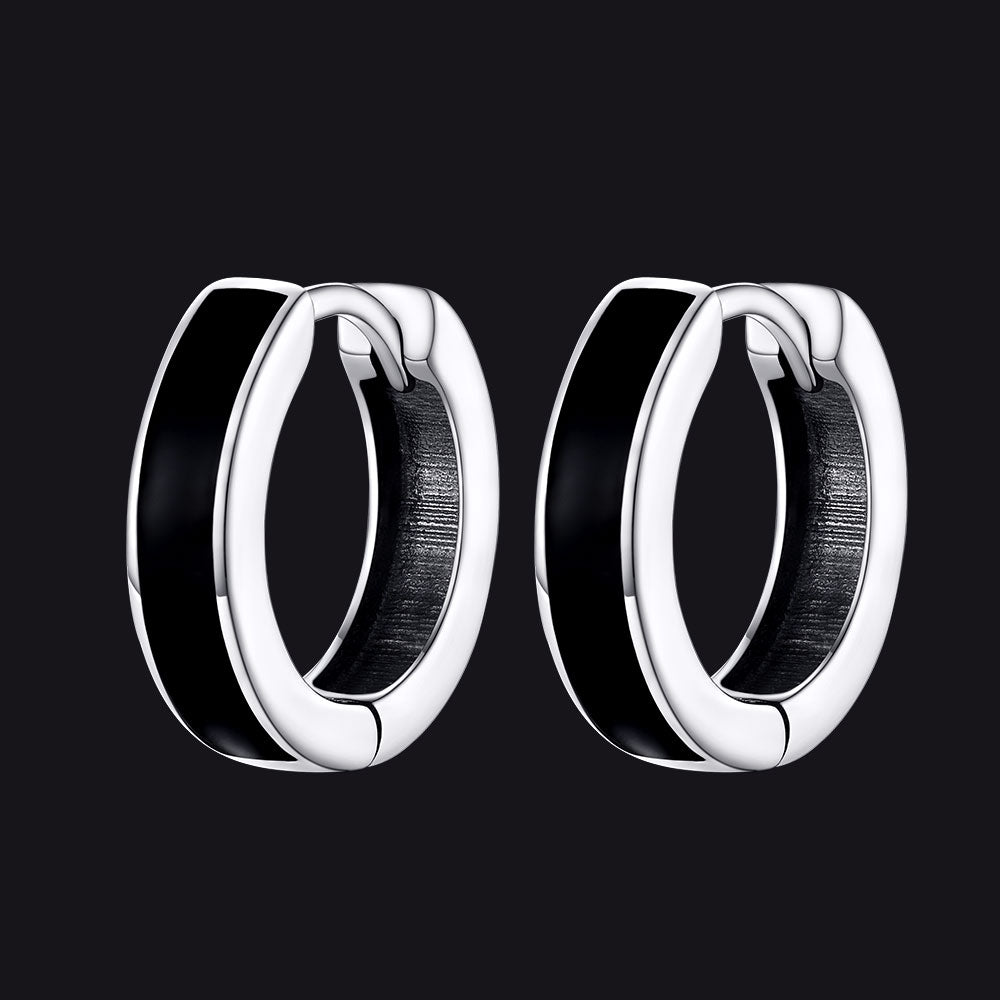 Huggie Hoop Earrings for & ��� 925 Sterling Silver, 10mm
