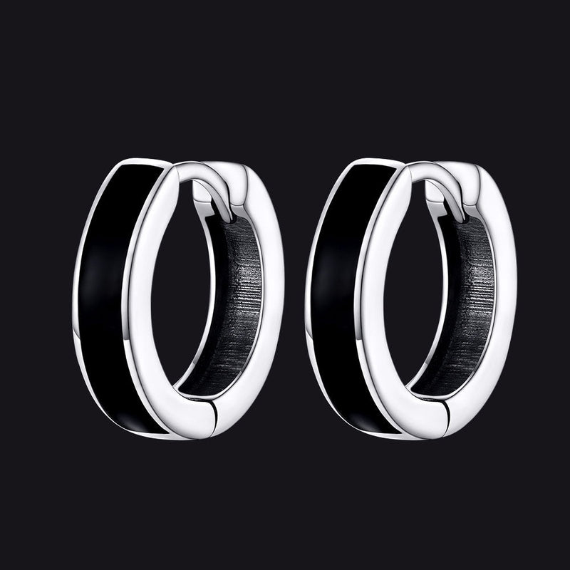 Huggie Hoop Earrings for & ��� 925 Sterling Silver, 10mm