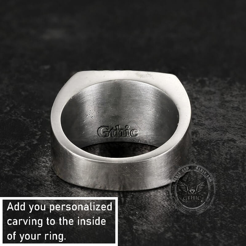 1936 Pirate Skull Sailboat Eagle Sterling Silver Ring