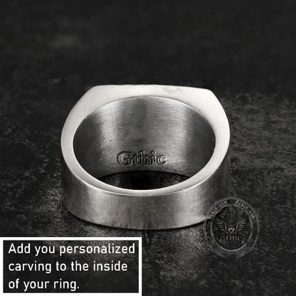 Scrolls Sterling Silver Phoenix Ring