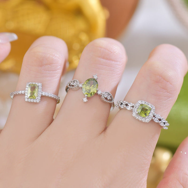 [sample ] Cassie Peridot Ring