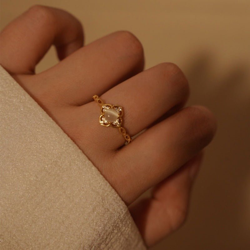Cat's Eye Opal Ring