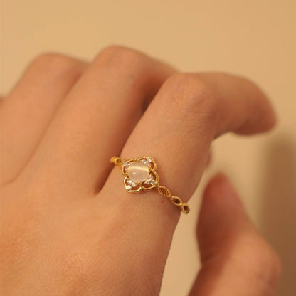 Cat's Eye Opal Ring