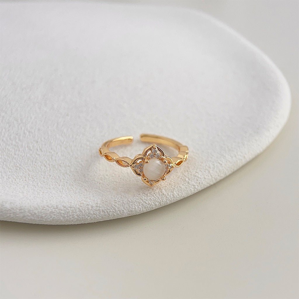 Cat's Eye Opal Ring