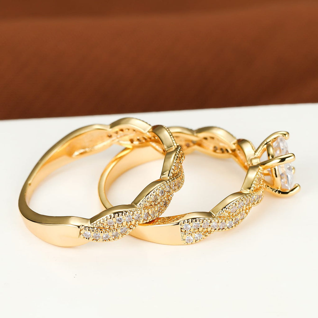 Eternal Infinity Enchantment Crystal Ring Set