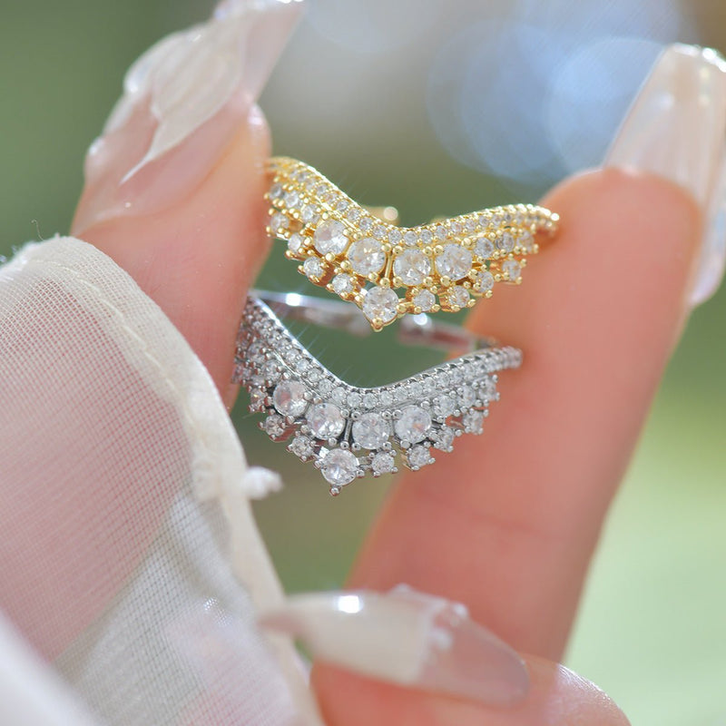 Celestia Tiara Ring in Gold