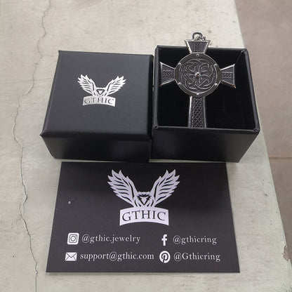 Celtic Cross Knot Stainless Steel Viking Pendant