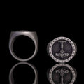 Celtic Knot Thor's Hammer Rune Sterling Silver Ring