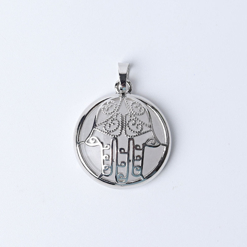 Chakra Hand Wrapped Spiritual Crystal Pendant 1.2 Inch