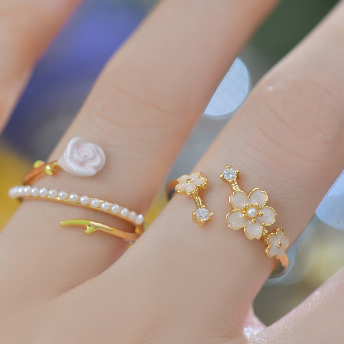Suki Cherry Blossom Ring