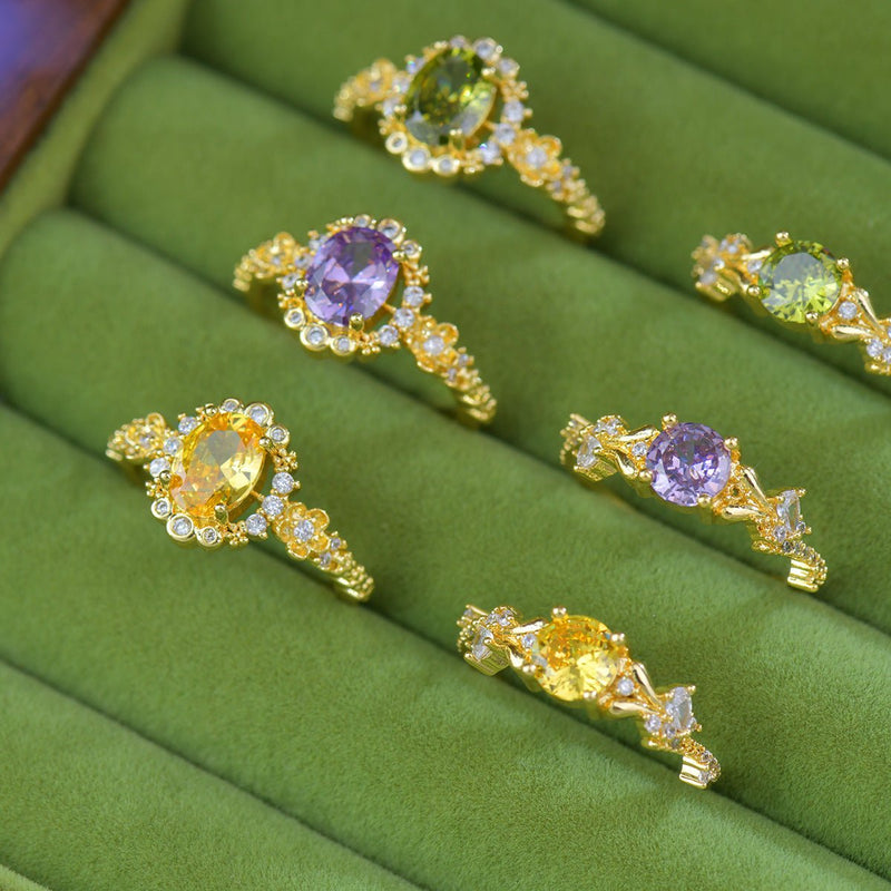 Citrine Starlet Ring
