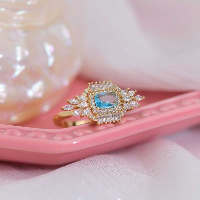 Arielle Azure Ring