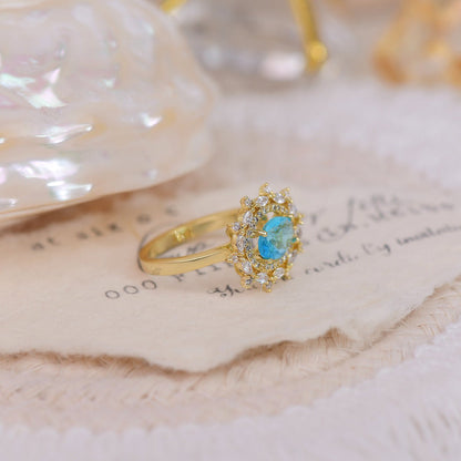 Marilyn Blue Gemstone Ring
