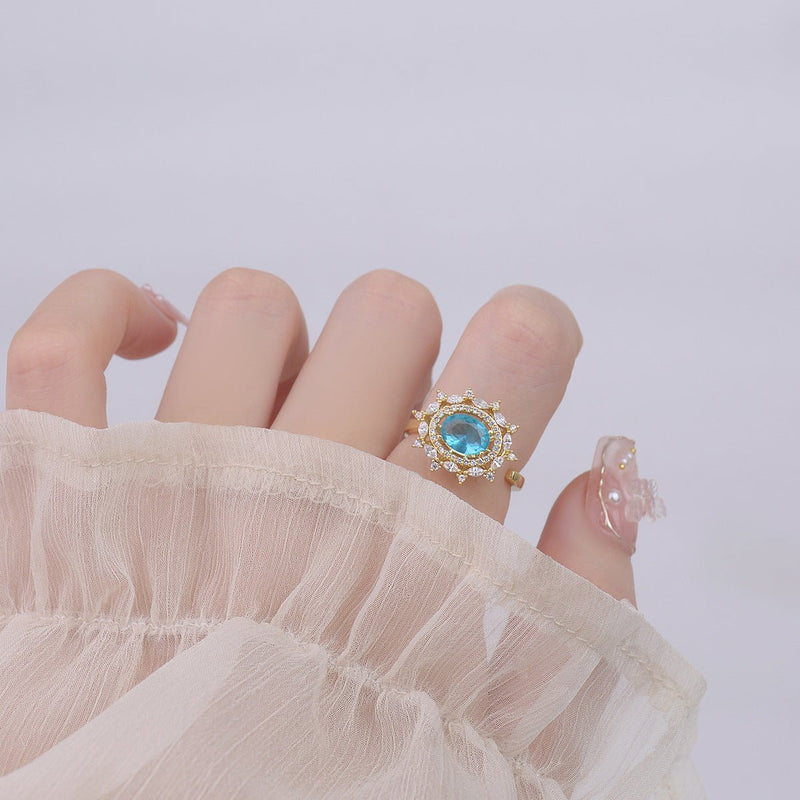Marilyn Blue Gemstone Ring