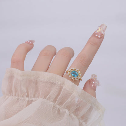 Marilyn Blue Gemstone Ring