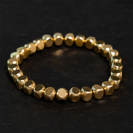 Copper Good Luck Healing Bracelet 6mm