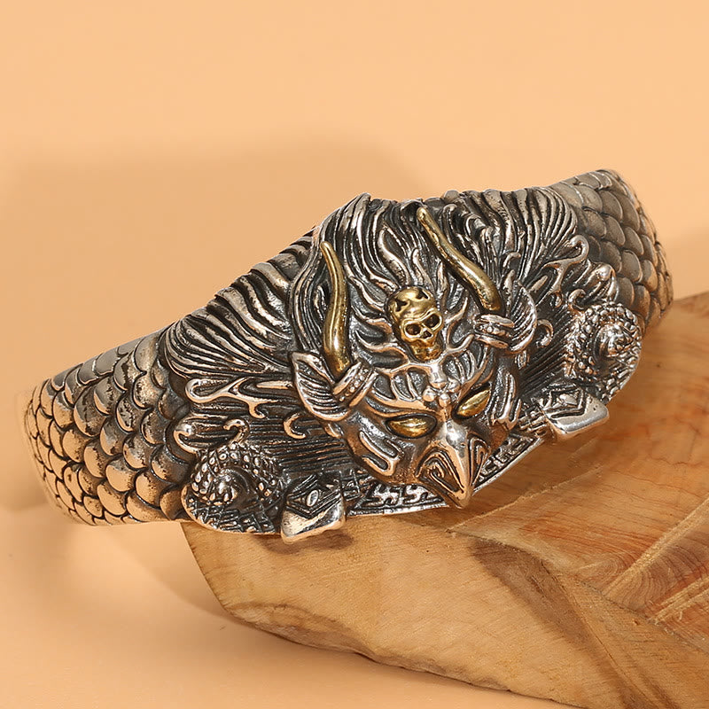 Copper Spiritual Bracelet Bangle for Wisdom and Protection