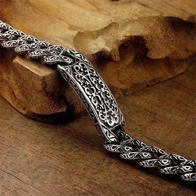 Copper Spiritual Healing Bracelet With Patterns for Balance