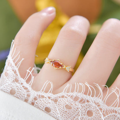 Crimson Lattice Ring