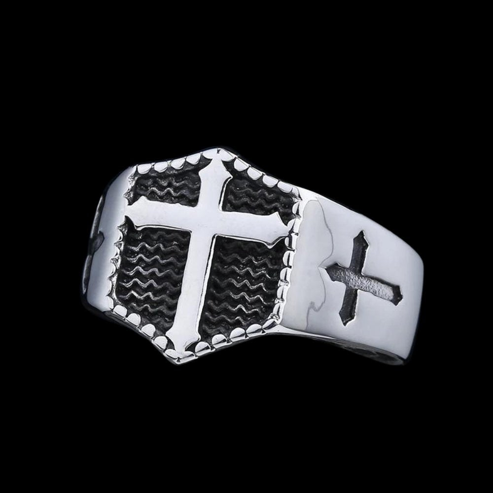 Cross of Steel Ring