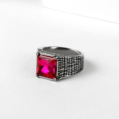 Crystal Signet Ring