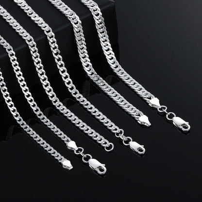 Cuban Link Sterling Silver Chain