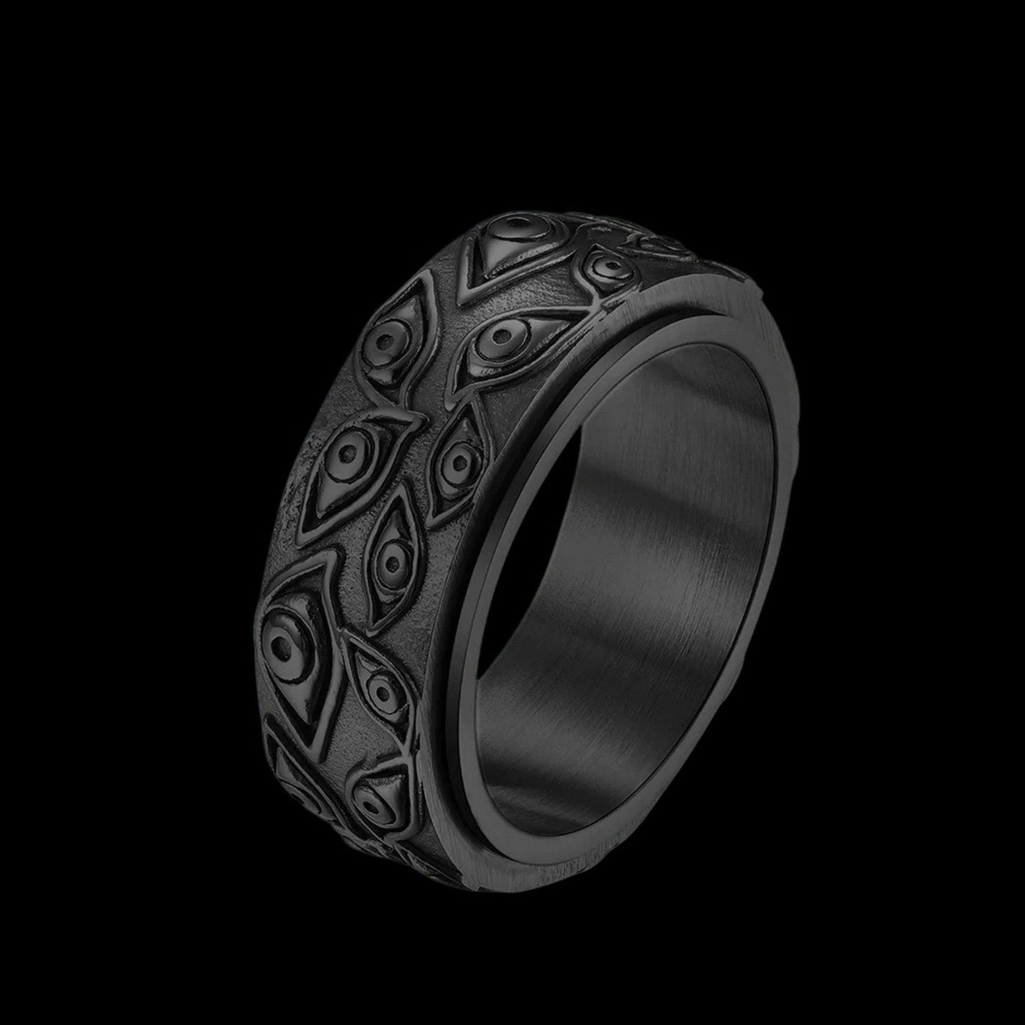 Cult of Eyes Spinner Ring