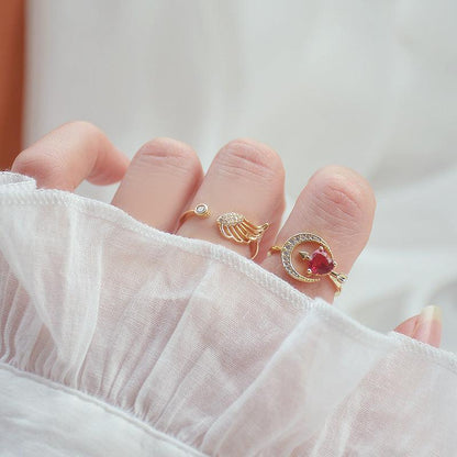 [sample ] Cupid's Arrow Ring Set